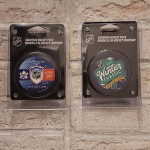 NHL Winter Classic Puck - Set of 2